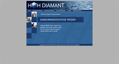 Desktop Screenshot of hhdiamant.dk