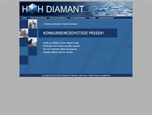 Tablet Screenshot of hhdiamant.dk